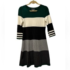 Jessica Howard Striped Sweater Dress